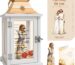 Homazing Mother Daughter Figurine Lantern, featuring a mother and daughter embracing with a flickering LED candle inside.